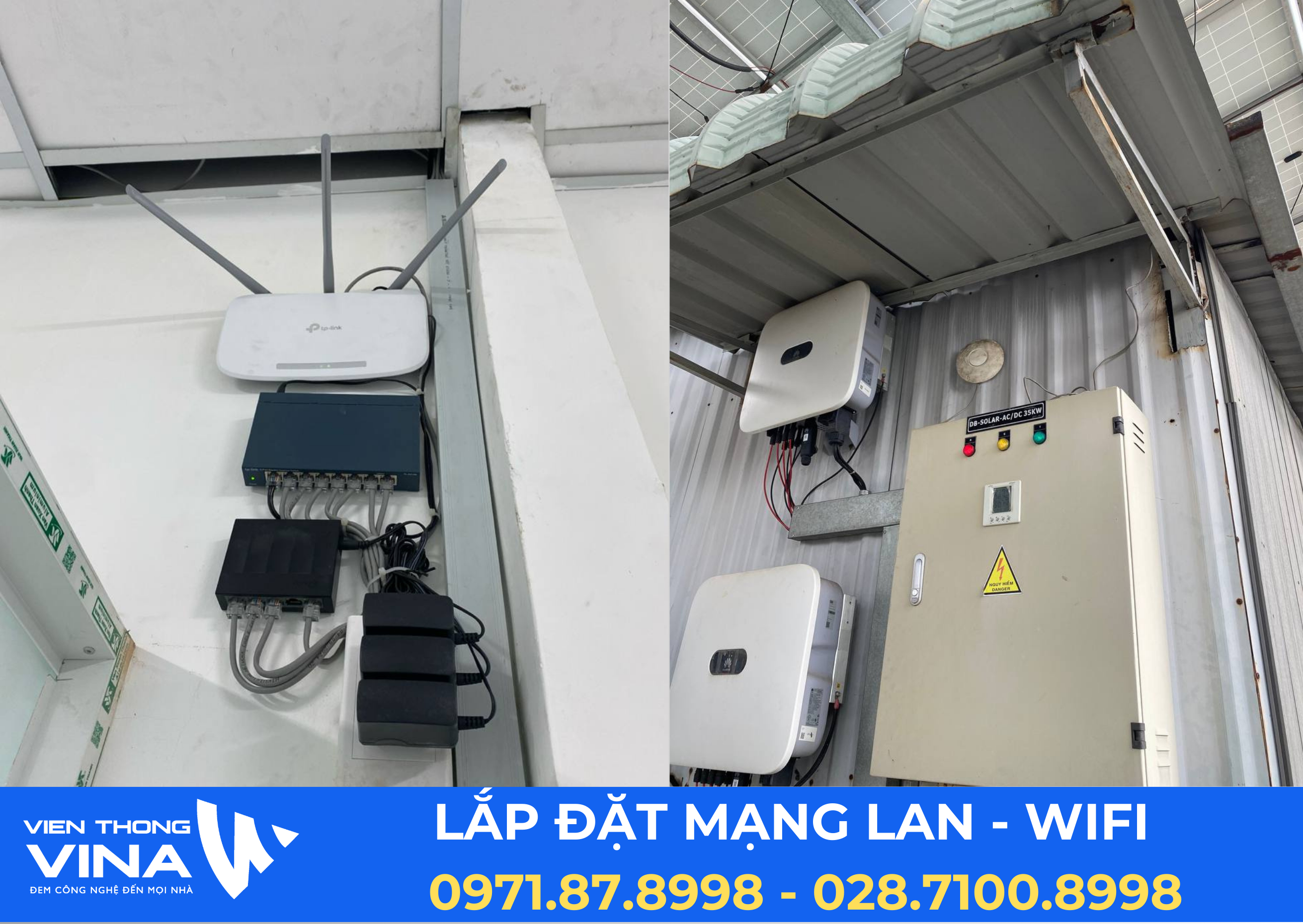 Lắp đặt bảo trì hệ thống mạng LAN - WAN - WIFI